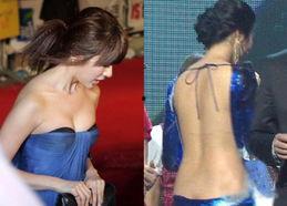 明星弯腰露乳,揭秘娱乐圈性感瞬间